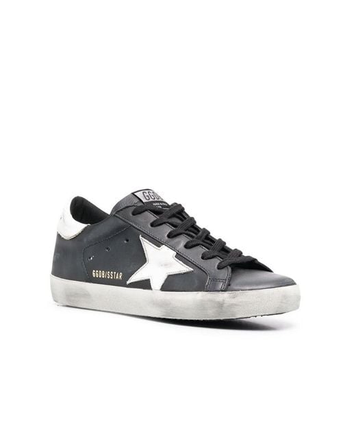 Golden Goose Deluxe Brand Gray Super-Star Low-Top Sneakers