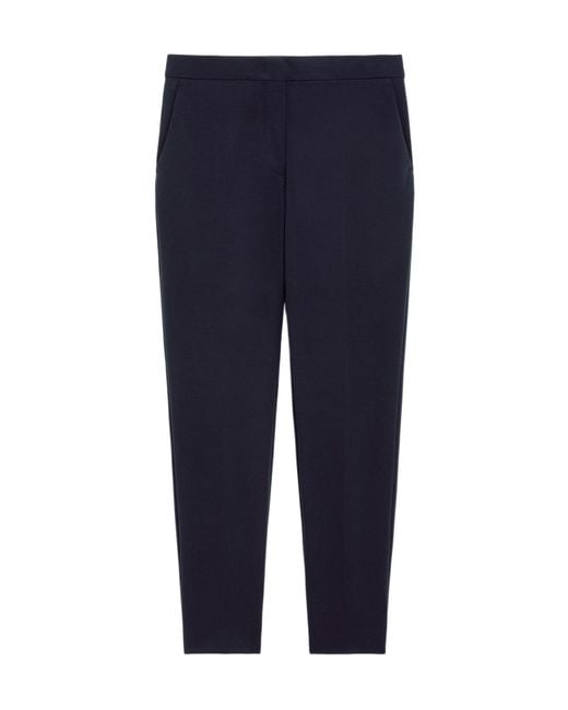 Max Mara Blue Pegno Slim-Fit Trousers