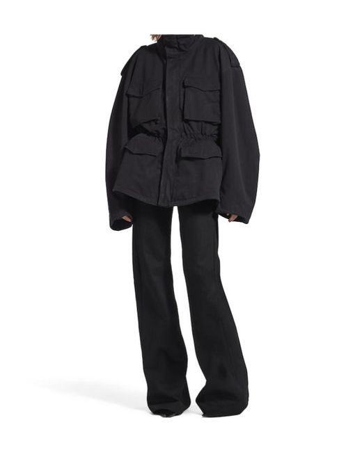Balenciaga Black Hourglass Parka
