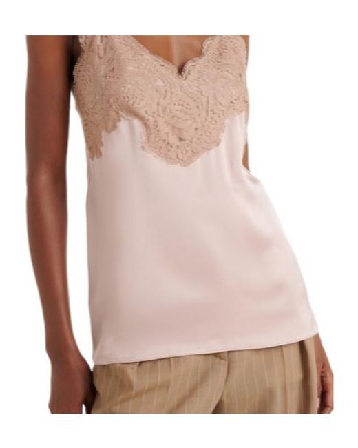 Valentino Pink Lace Camisole