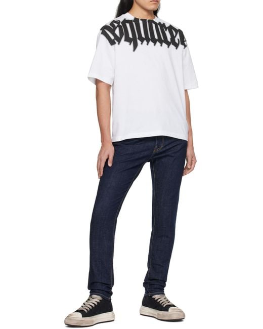 DSquared² Blue Dark Rinse Wash Cool Guy Jeans for men