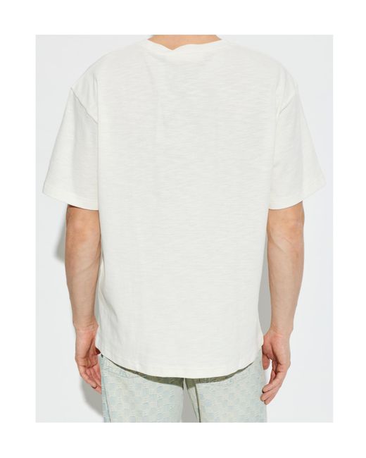 M I S B H V White Devil Angel Graphic T-Shirt for men