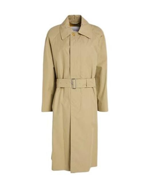 Burberry Natural Solid Color Long Windbreaker
