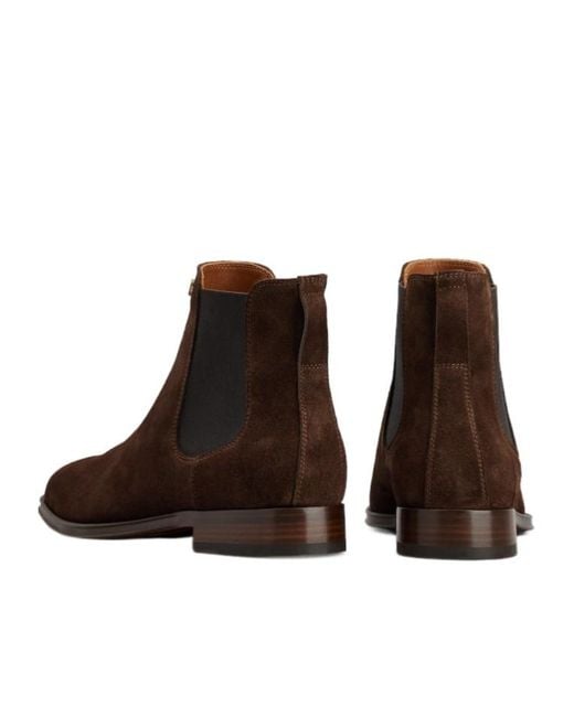 Tod's Brown Logo Short Boots for men