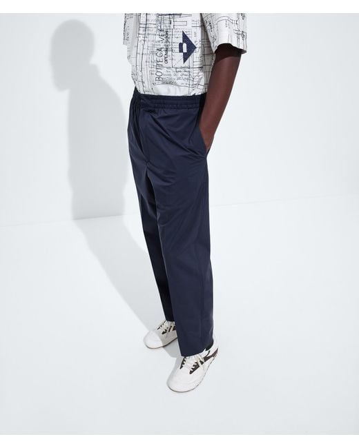 Bottega Veneta Blue Technical Pants for men