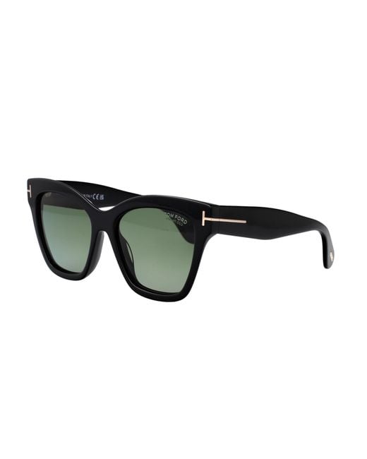 Tom Ford Green Geometric Sunglasses