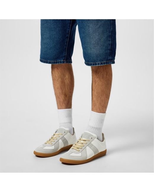 Maison Margiela White Low-Top Sneakers for men