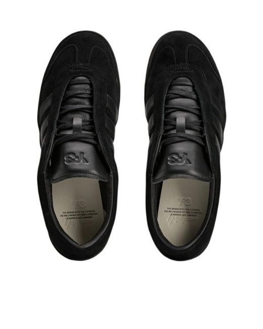 Y-3 Black Gazelle Low-Top Sneakers for men