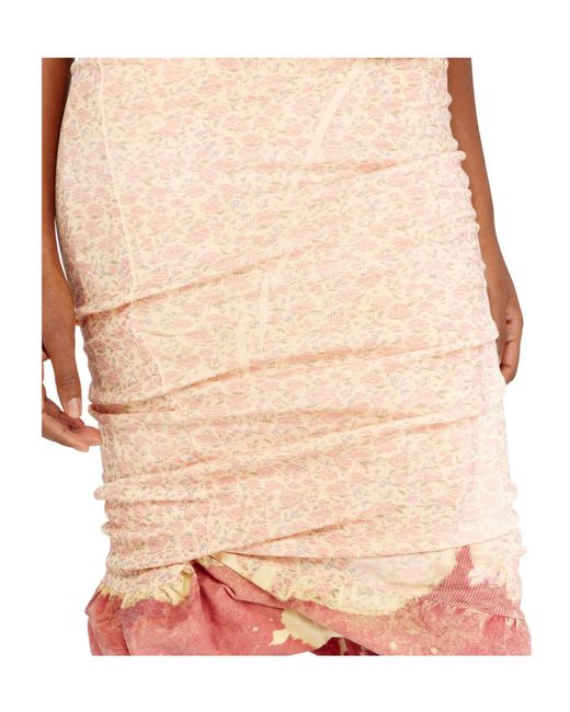 DIESEL Pink O-Pale Skirt
