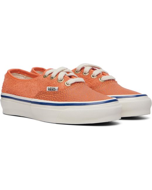 Vans Brown Otw Authentic 44 Siped Low-Top Sneakers