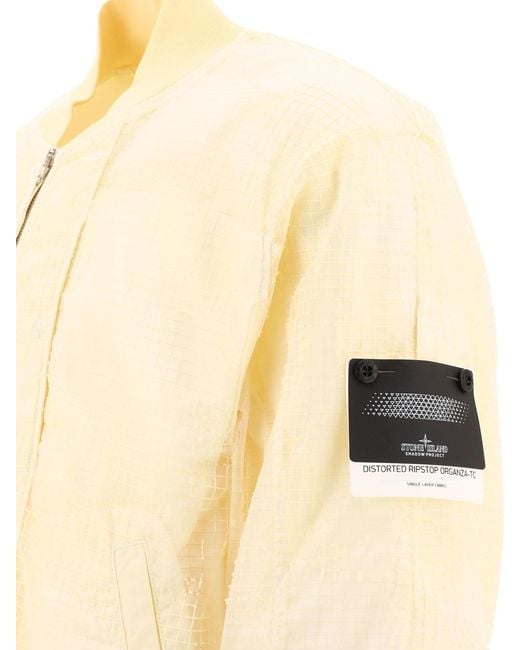 Stone Island Natural Shadow Project Zipped Bomber Jacket for men