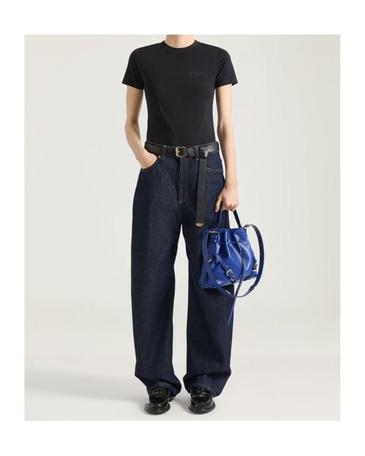 Givenchy Blue Small Voyou Bucket Bag