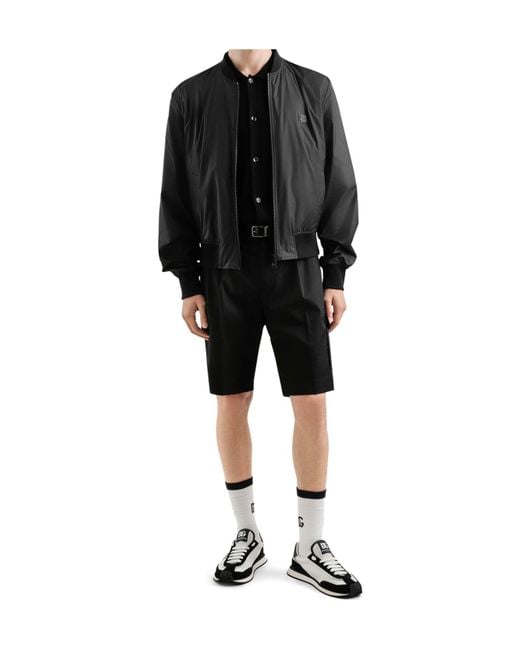 Dolce & Gabbana Black Sleek Effortless Jacket for men