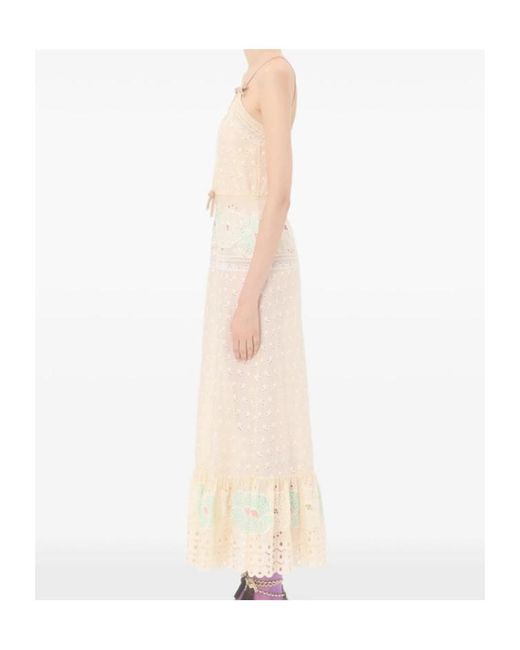 Valentino White Sangallo Midi Dress