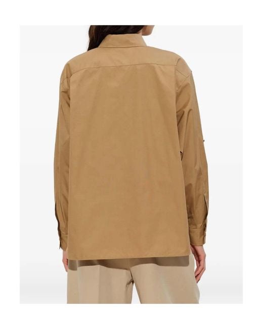 Max Mara Natural Long-Sleeved Shirt