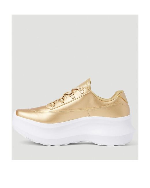 Comme des Garçons White Logo Sports Shoes for men
