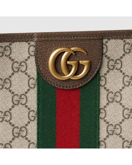 Gucci White Ophidia Medium Tote Bag for men