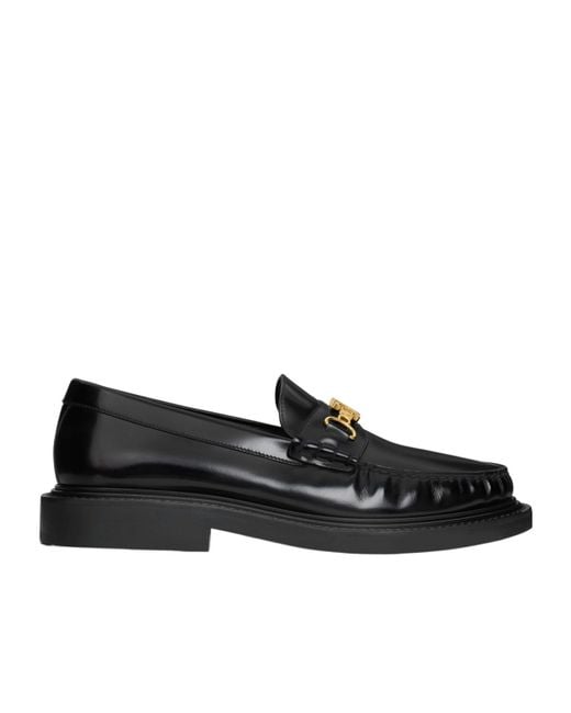 Céline Black Université Triomphe Chain Loaffer