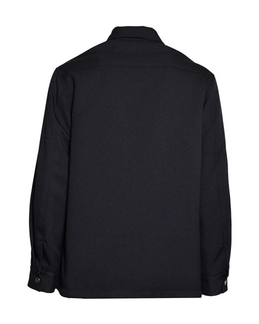 Jil Sander Black Zip-Up Long-Sleeved Jacket for men