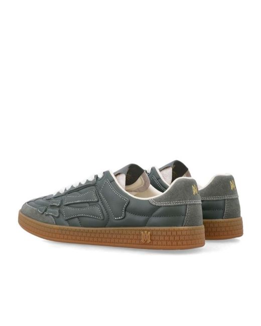 Amiri Multicolor Pacific Bones Leather Sneakers for men
