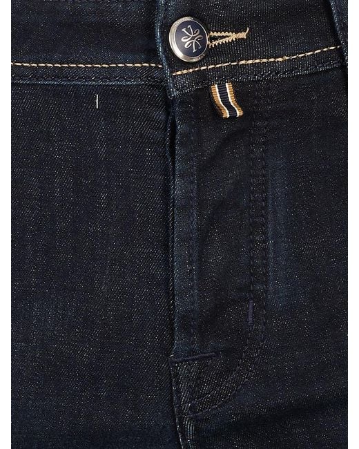 Jacob Cohen Blue Five-Pocket Jeans for men