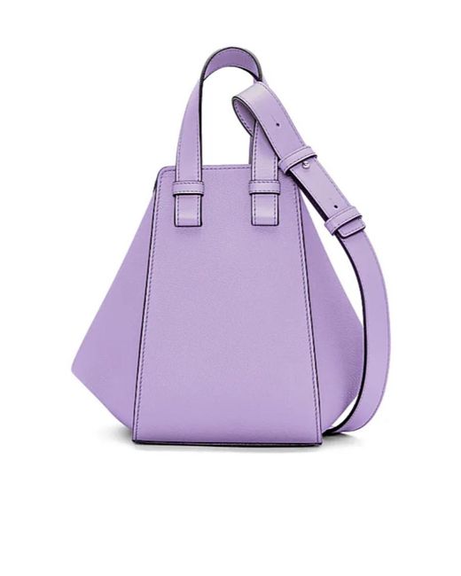 Loewe Purple Compact Hammock Bag