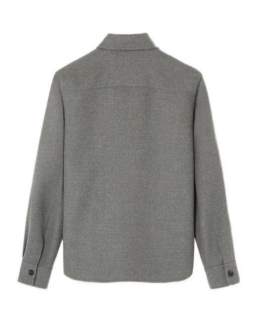 Loro Piana Gray Jim Overshirt for men