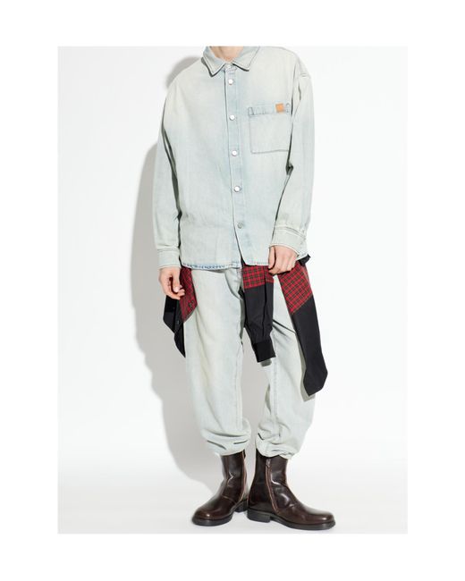 DARKPARK White Mark Relax Fit Jeans for men
