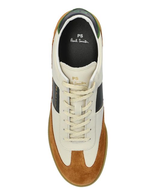 Paul Smith Brown Ps Paul Smith Logo Stamp Sports Shoes for men