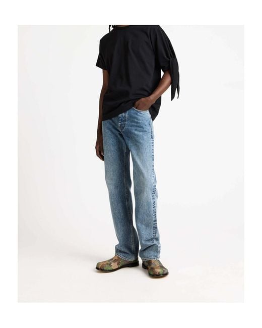 J.W. Anderson Black Knotted Sleeve T-Shirt for men