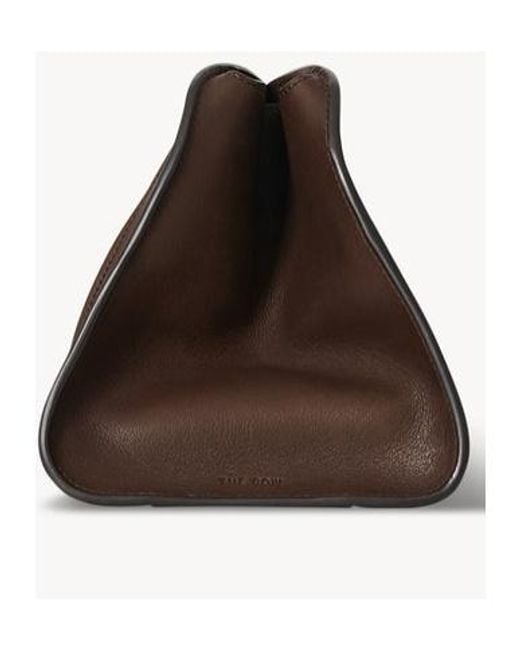 The Row Brown Peggy Deos Clutch Bag