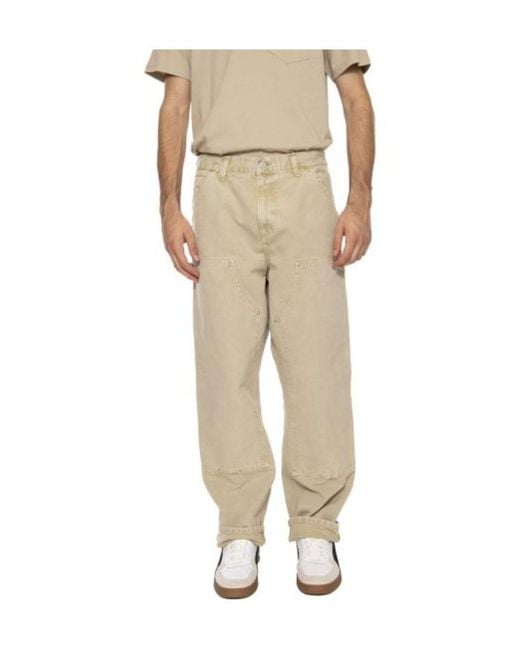 Carhartt Natural Double Knee Canvas Work Pants for men