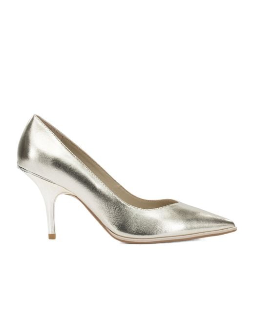 Pinko White Pointed-Toe High Heels