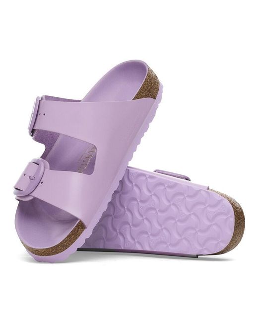 Birkenstock Purple Adjustable Buckled Sandals