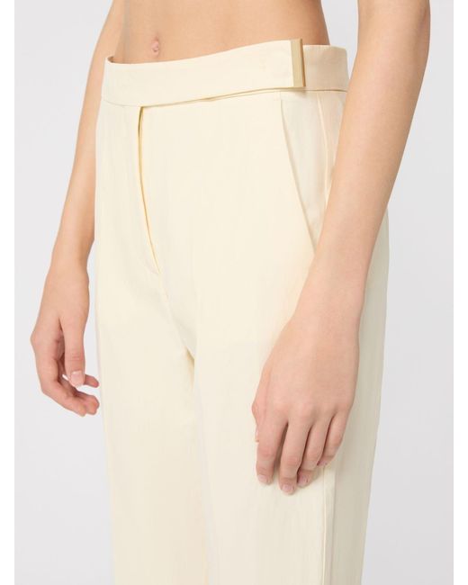 Sportmax White Belt Trousers