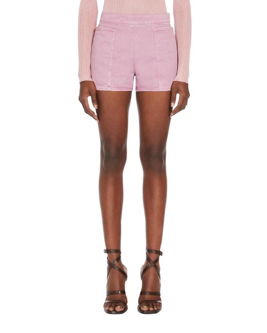 Max Mara Pink Alibi Mini Shorts