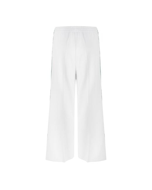 Gucci White Wide-Leg Trousers