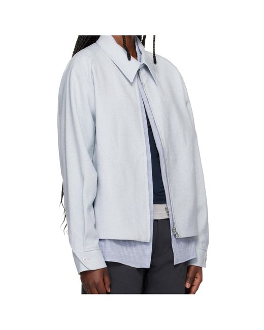 Post Archive Faction PAF Blue Long Sleeve Casual Jacket