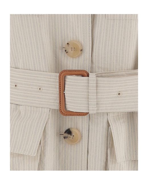 Dries Van Noten Natural Belted Jacket