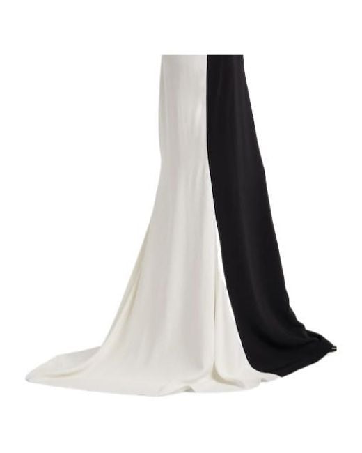 Stella McCartney Black Miracle Paneled Gown