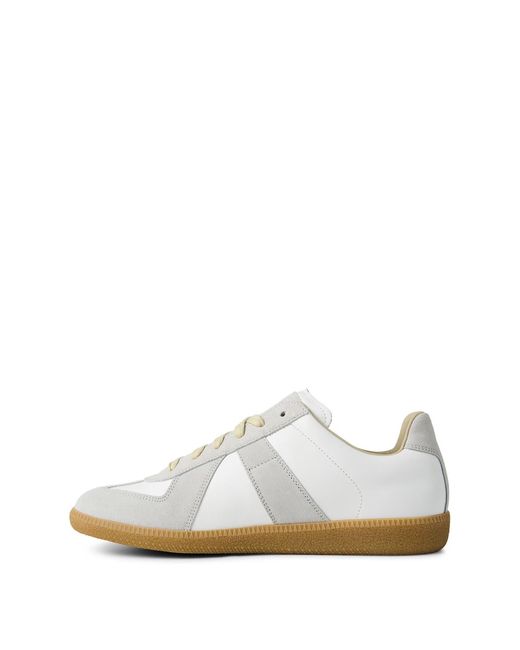 Maison Margiela White Low-Top Sneakers for men