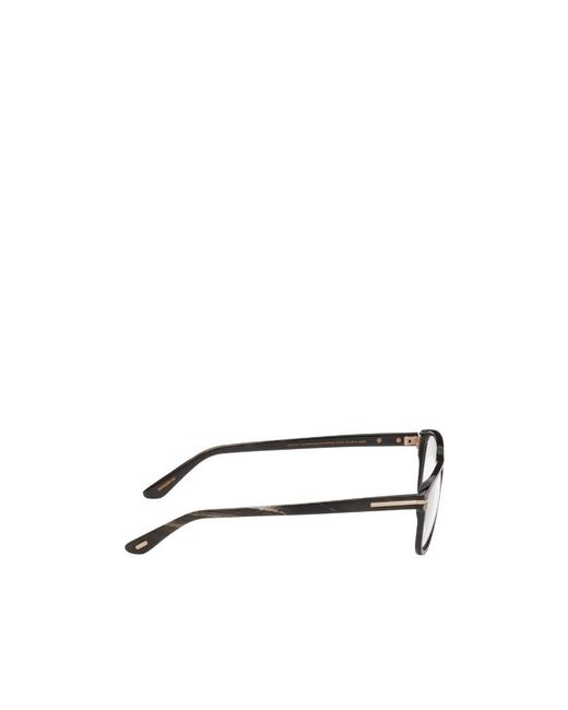 Tom Ford White Eyewear Rectangular Frame Glasses for men