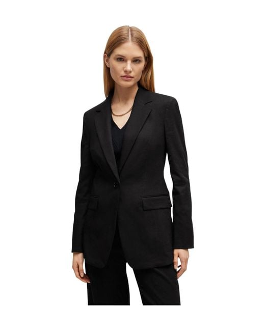 Boss Black Long-Sleeved Suit Coat