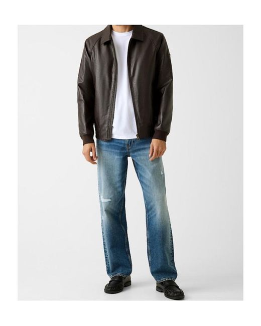 Guess Gray Zip Jacket for men