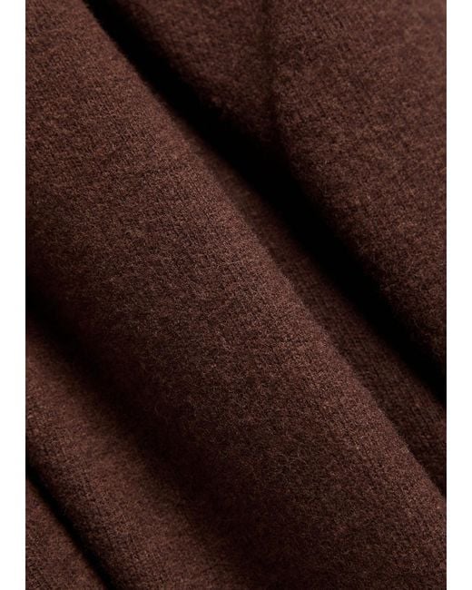 Reformation Brown Camille Lyocell-Blend Mini Dress
