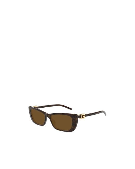 Gucci Multicolor Eyewear Rectangular Logo Sunglasses