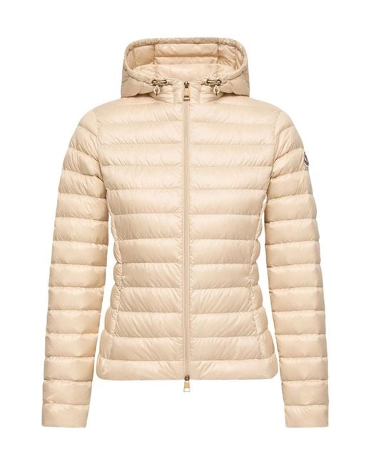 Moncler Natural Igelhood Short Down Jacket