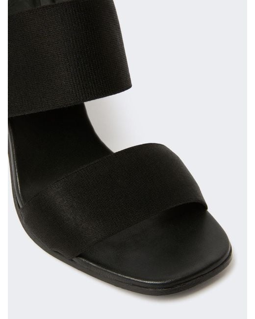 Max Mara Black Masode Block-Heeled Sandals