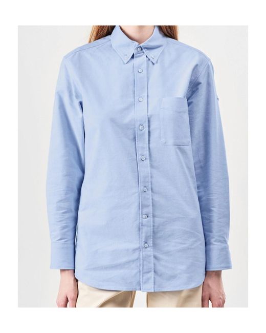 Moncler Blue Logo Shirt