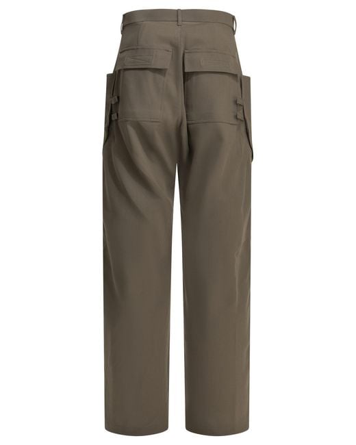 Rick Owens Gray 'Stefan' Cargo Pants for men